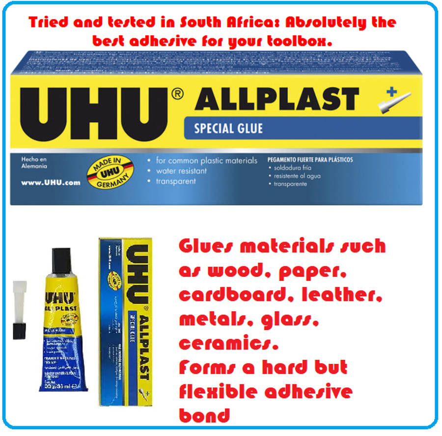 UHU ALLPLAST TUBE BOXED WITH NOZZLE 30G/33ML