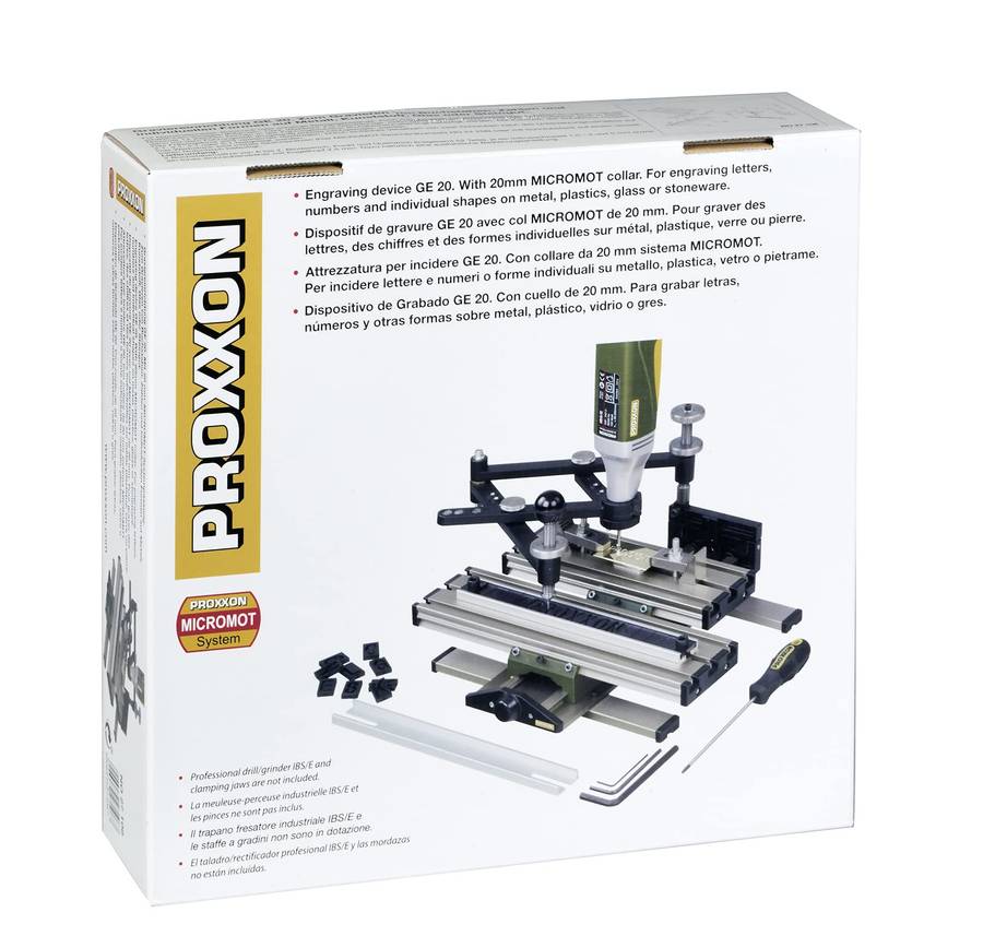 ENGRAVING DEVICE GE 20 WITH STENCIL A-Z AND 0-9 AND CUTTERS 0.5MM ANSD 1MM, ARTS AND CRAFTS, MINI...