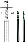 Proxxon - Tungsten carbide drills, ARTS AND CRAFTS, MINIATURE MODEL BUILDING, PROXXON ACCESSORIES
