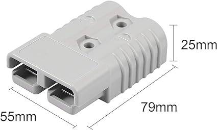 Anderson Plug  175A Grey Pair