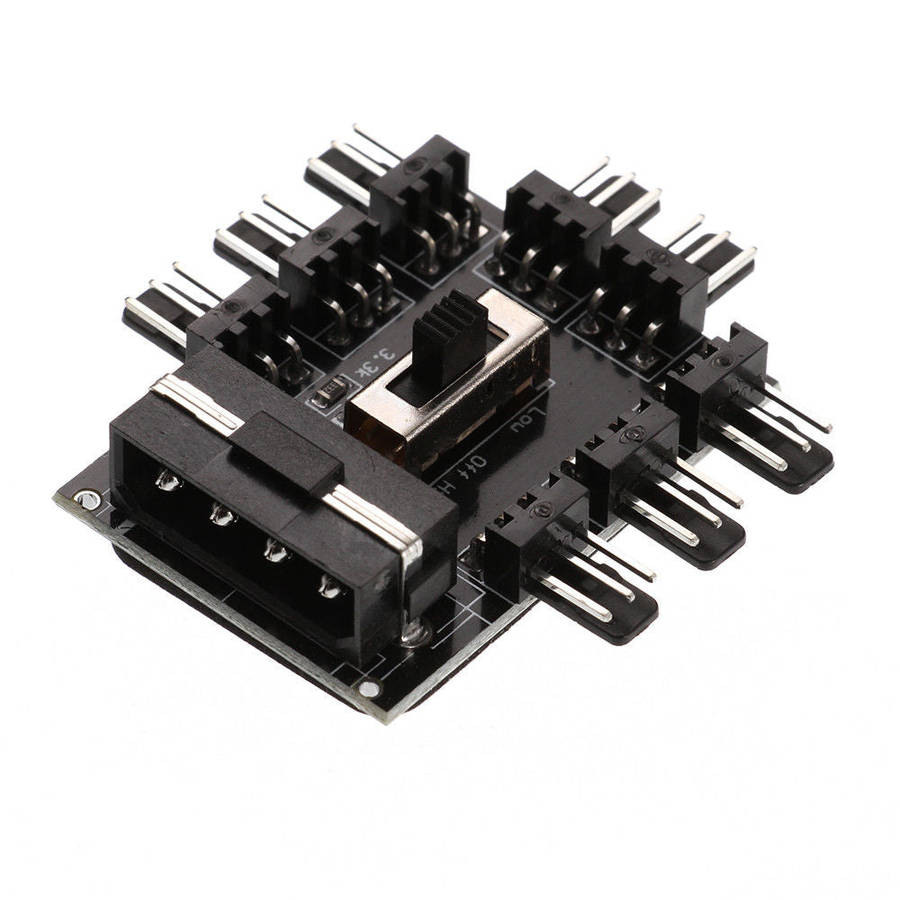 Fan Expansion Hub - Molex to 8 x 3Pin