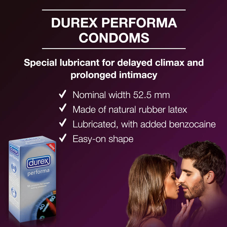 Durex Performa Condoms 12's