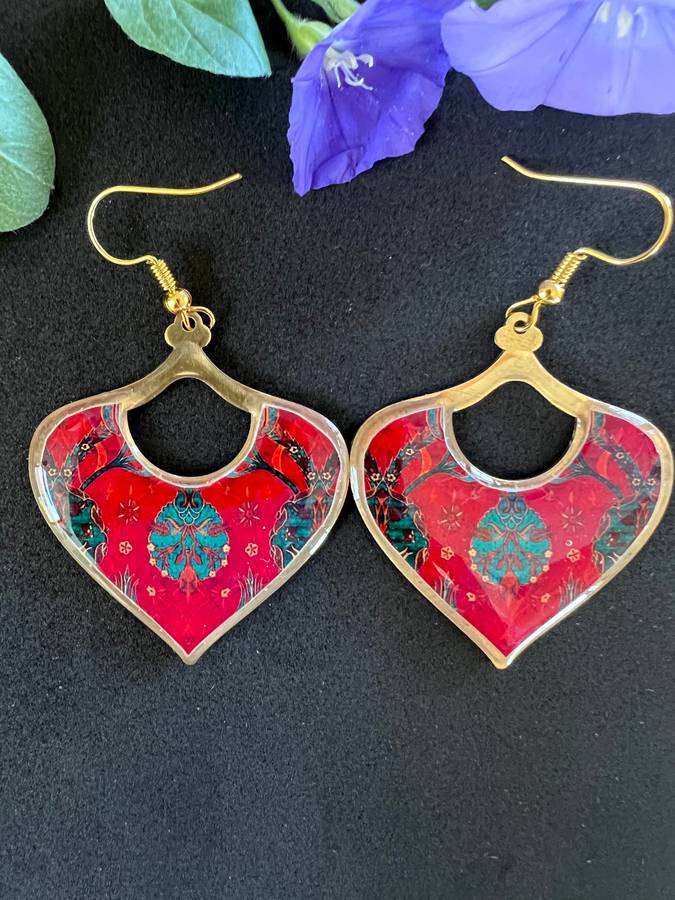 Double Sided Morocan Leaf earrings