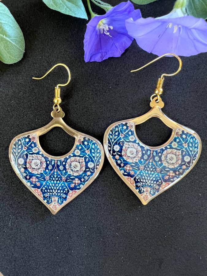 Double Sided Morocan Leaf earrings