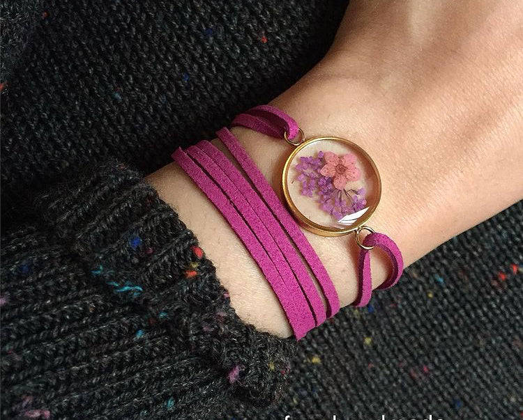 Spring Blast Resin Bracelet
