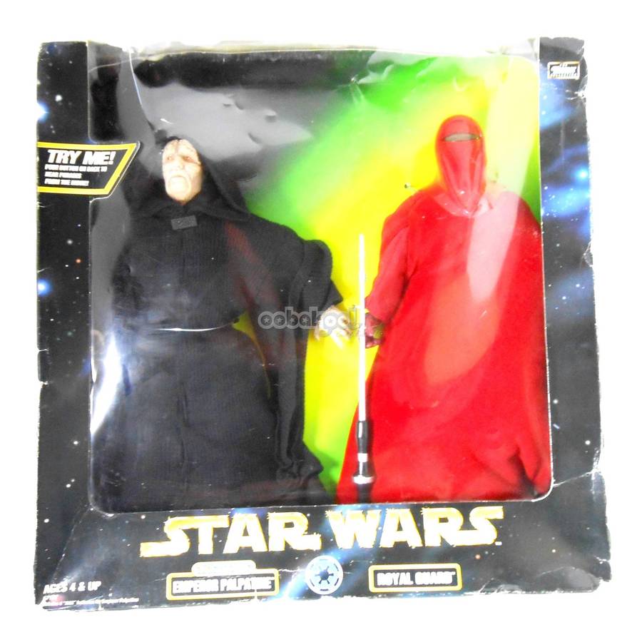 Star Wars / Emperor Palpatine & Royal Guard / 1998 Kenner 12" Electronic Figures / NIB