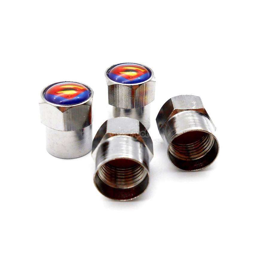 Superman Wheel Stem Valve Caps / Set of 4 / Limited Edition