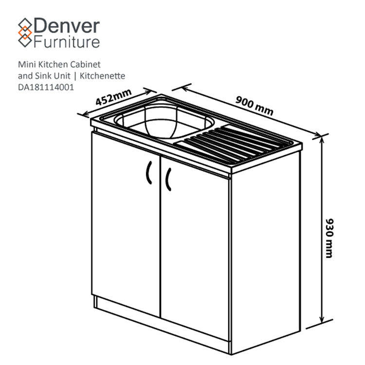 Mini Kitchen Cabinet and Sink Unit | Kitchenette