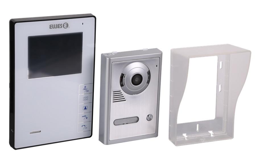 Colour Video Monitor Intercom with Handset & Outdoor Camera