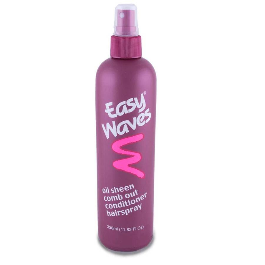 Easy waves oil sheen comb out conditioning hairspray 350ml