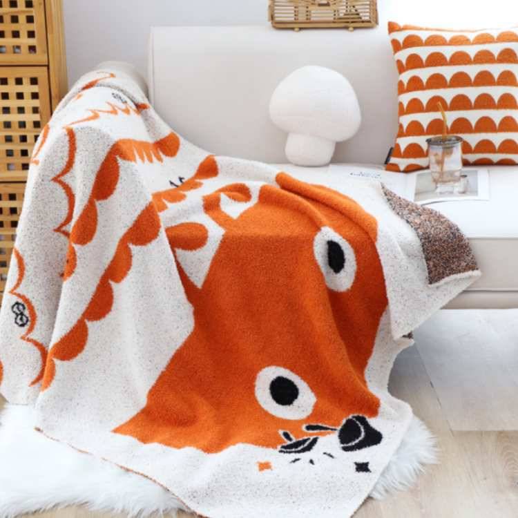 Cartoon Fuzzy Fleece Throw Blanket