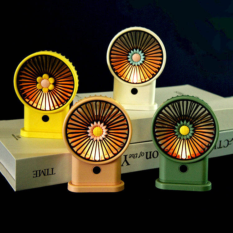 Green Sunflower Fan