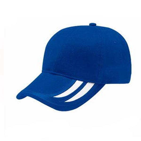 Flame Peak 6 Panel Cap - Royal | Royal | White