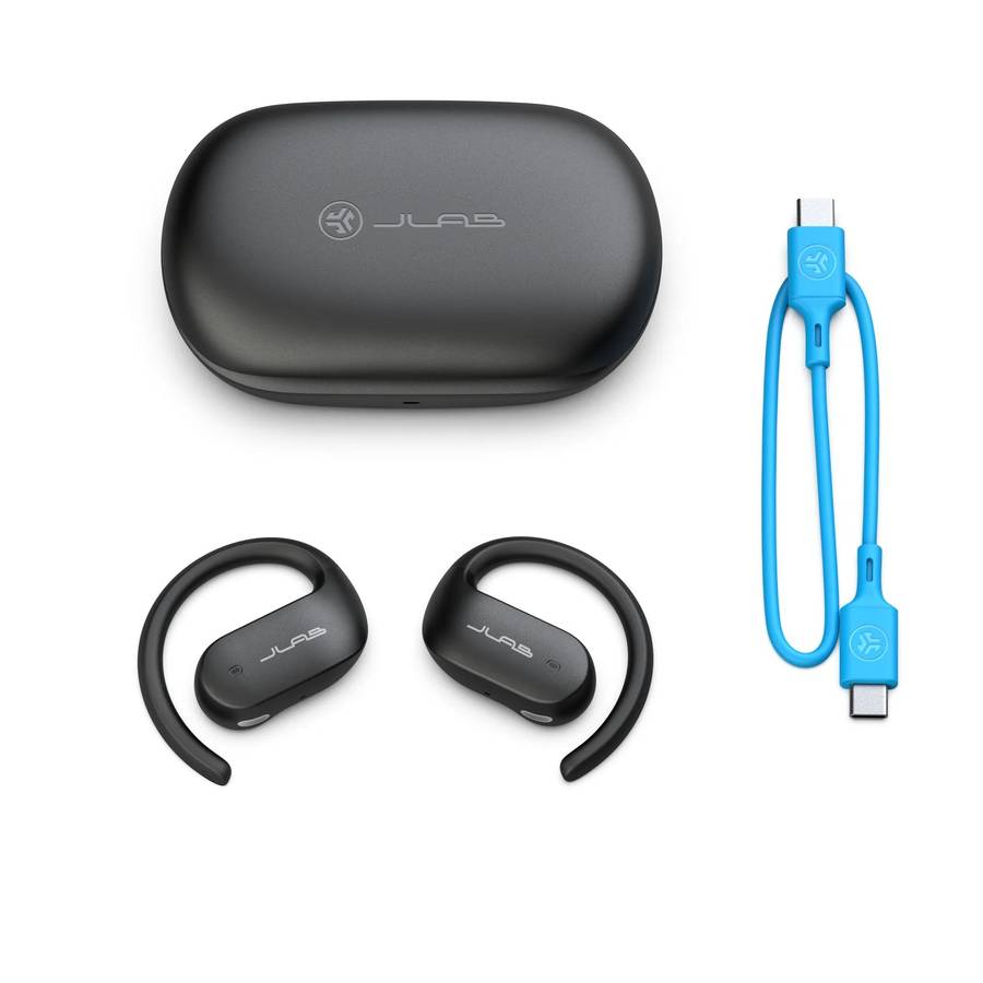 JLAB Jbuds Open Sport 2 Wireless Earbuds - Black