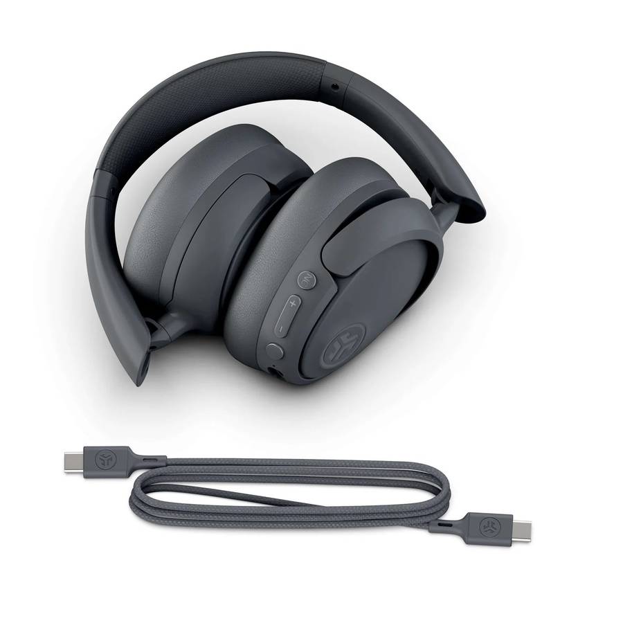 JLAB JBuds Lux ANC Over-Ear Headphones - Graphite