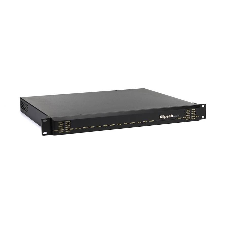 Klipsch KDA-1000 DSP Amplifier - Black