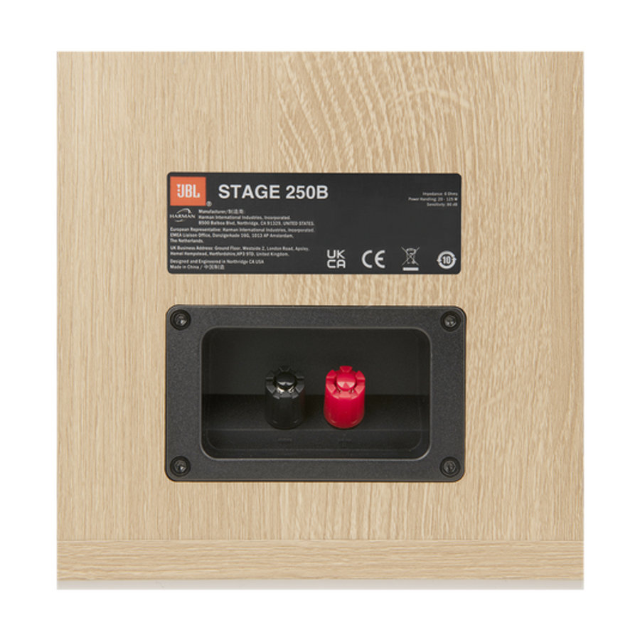 JBL Stage 250B 2-Way 5.25-Inch Bookshelf Loudspeaker - Pair - Latte