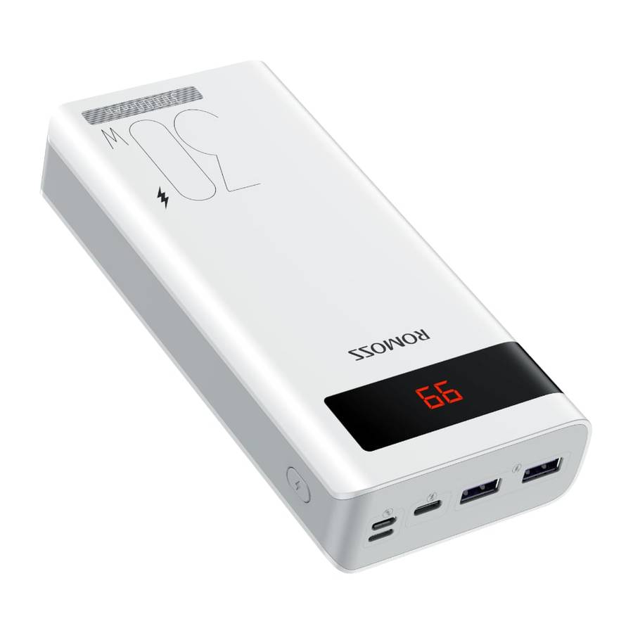 Romoss Sense 8PS Pro 30000mAh 30W Fast Charge Power Bank  White