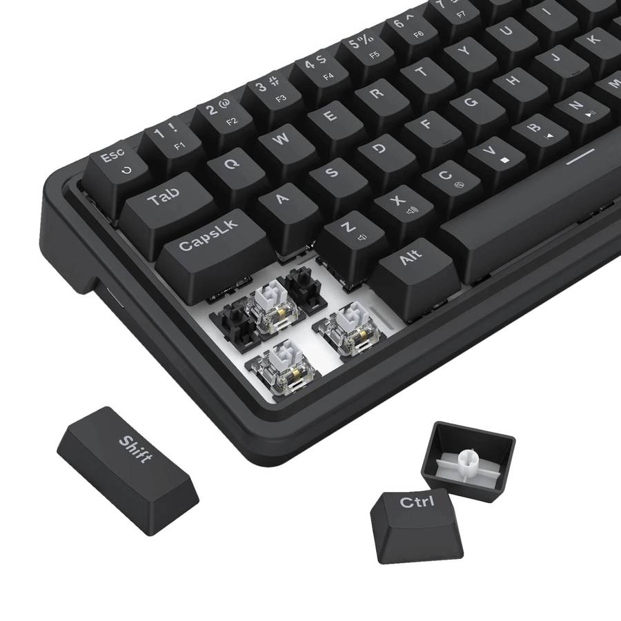 Redragon NOVA K709 65% Wired Gasket RGB Gaming Keyboard  Black