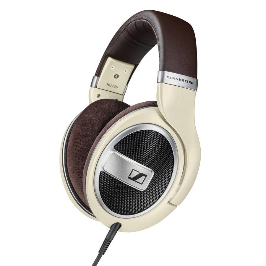 Sennheiser HD 599 High End Over Ear Headphone - Cream & Brown