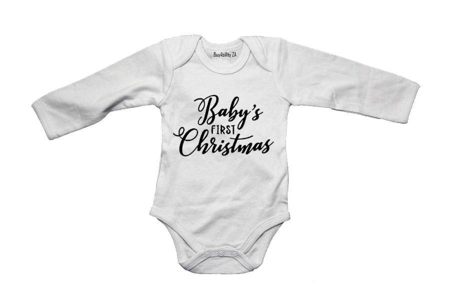Baby's First Christmas - Baby Grow