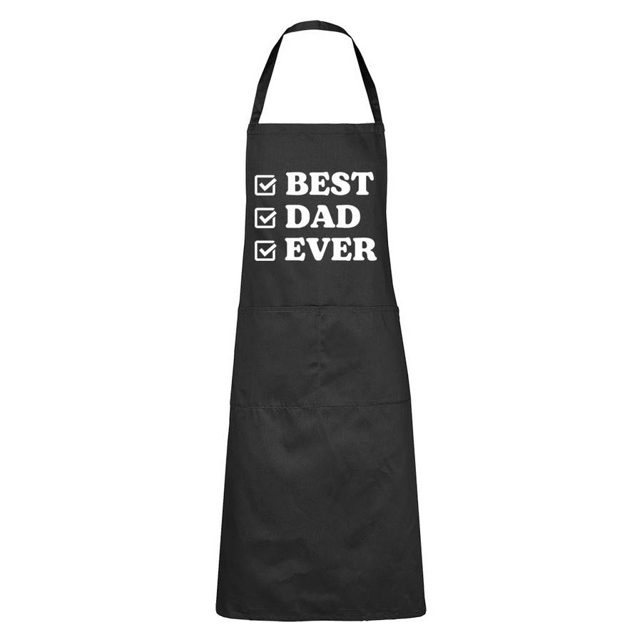 Best Dad Ever - Checked - Apron