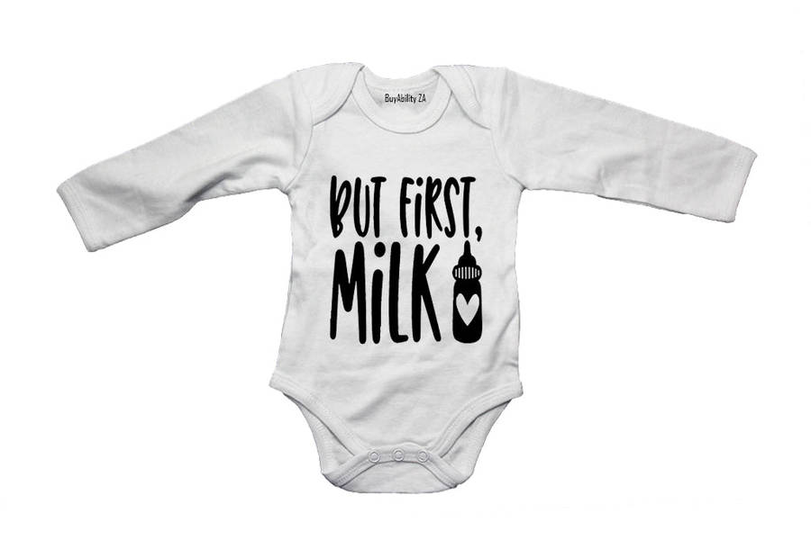 But First, Milk - Baby Grow
