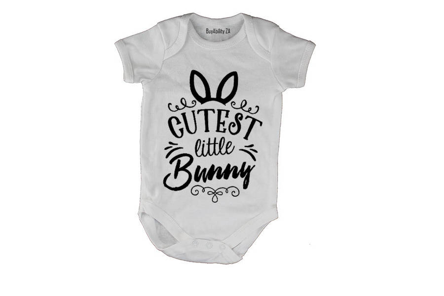 Cutest Little Bunny - Easter - Baby Grow