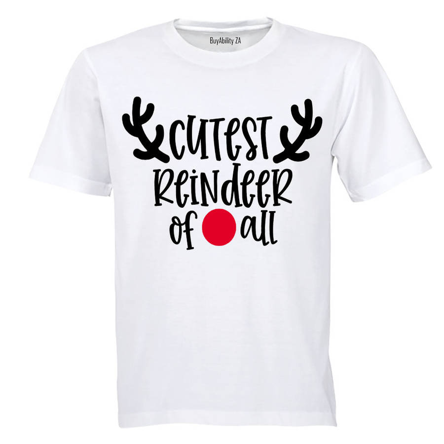 Cutest Reindeer of All - Christmas - Kids T-Shirt