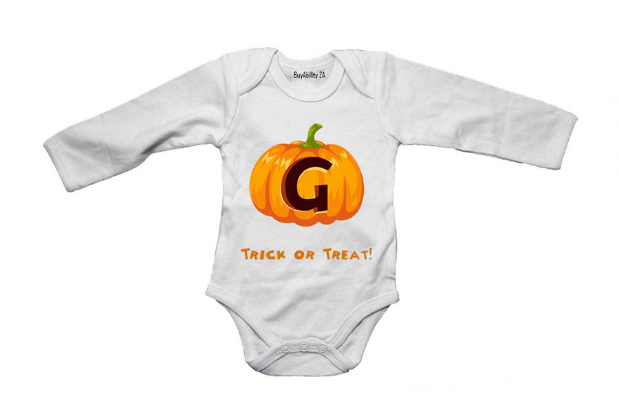 G - Halloween Pumpkin - Baby Grow