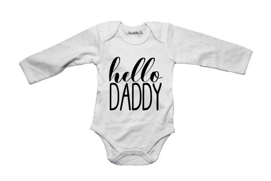 Hello Daddy - Baby Grow
