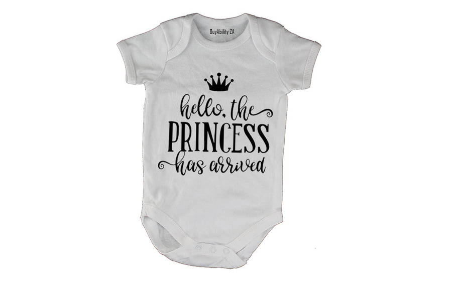 Hello, The Princess Has Arrived - Baby Grow
