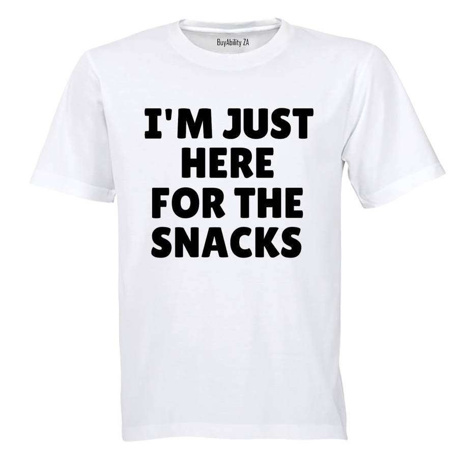 Here for the Snacks - Kids T-Shirt