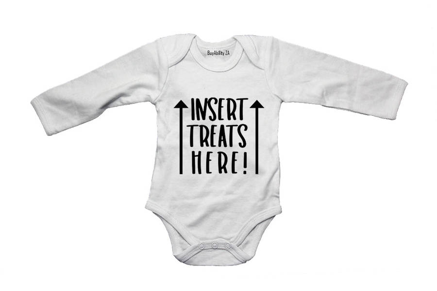 Insert Treats Here - Baby Grow