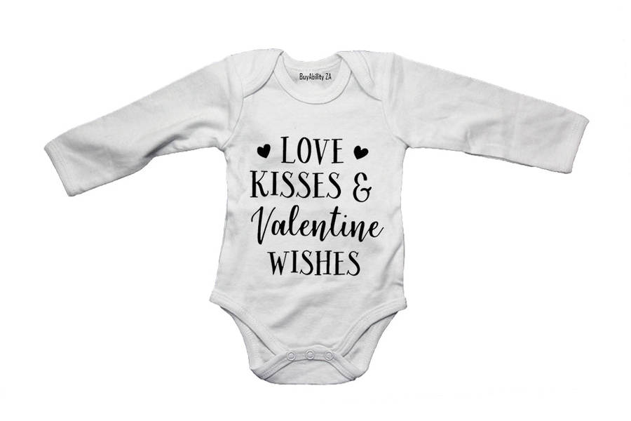 Love, Kisses & Valentine Wishes - Baby Grow