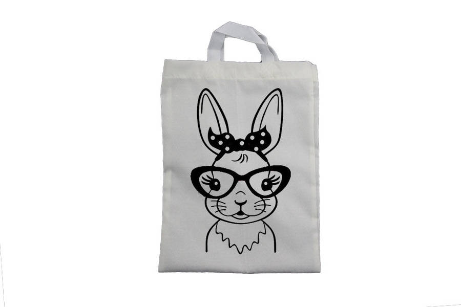 Bow Easter Bunny - Easter Bag