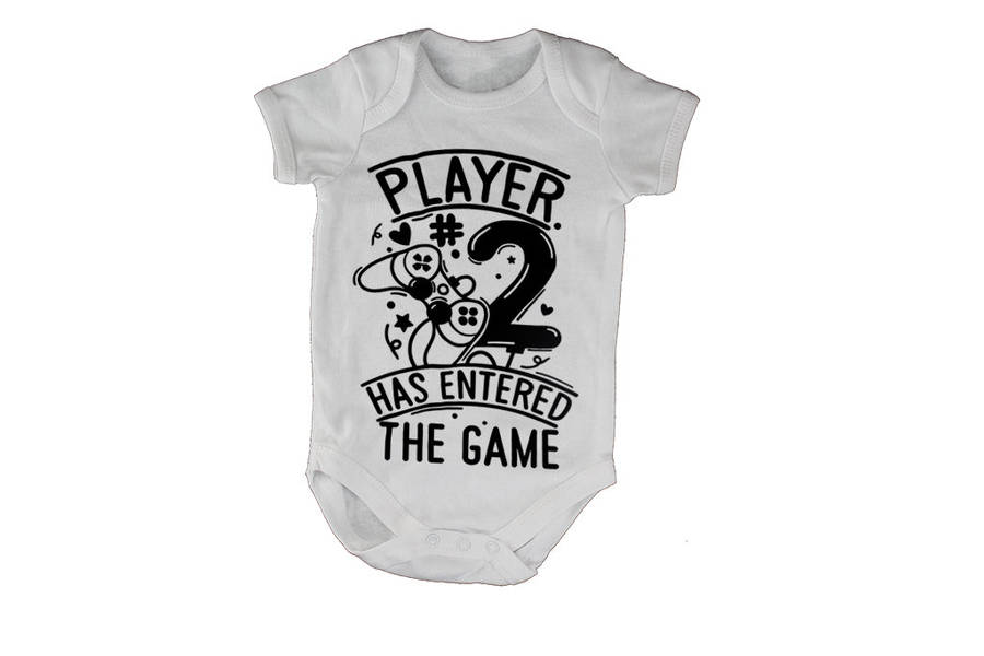 Player 2 Has Entered The Game - Baby Grow