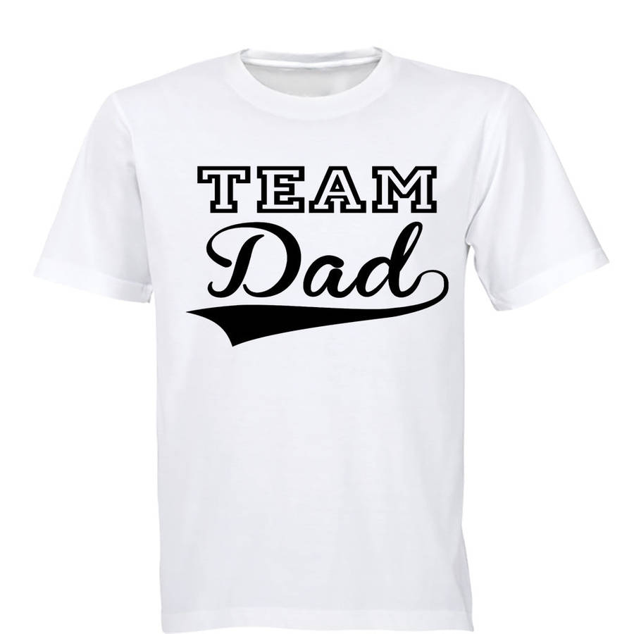 Team Dad - Adults - T-Shirt - L / White / Short
