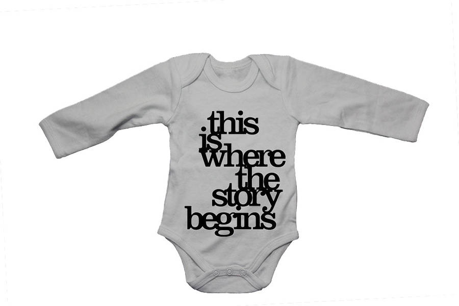 This is Where the Story Begins - Baby Grow