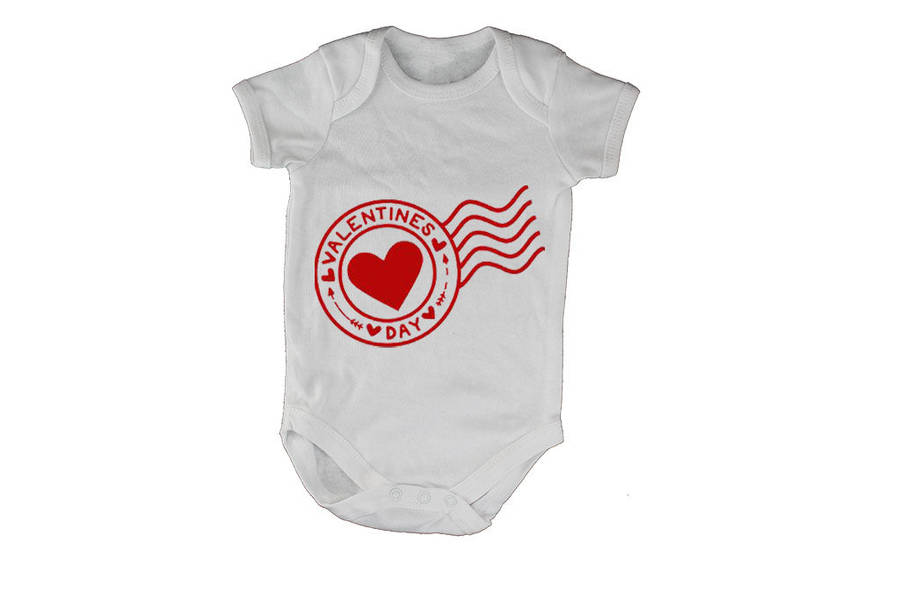 Valentines Day Stamp - Baby Grow
