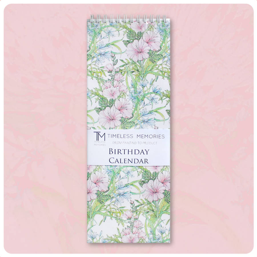 Lakeside Garden Birthday Calendar