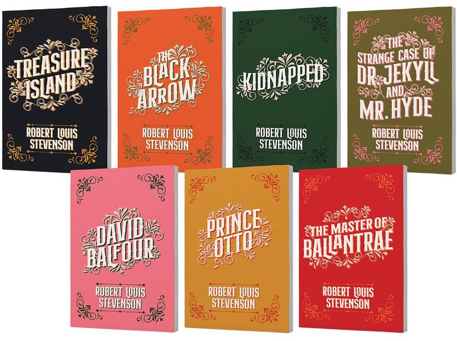 Collected Works of Robert Louis Stevenson 7 Books Collection