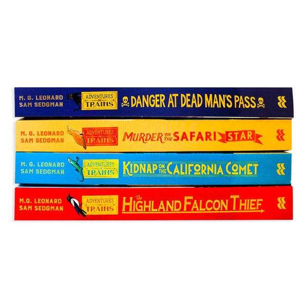 Adventures on Trains Collection 4 Book Pack