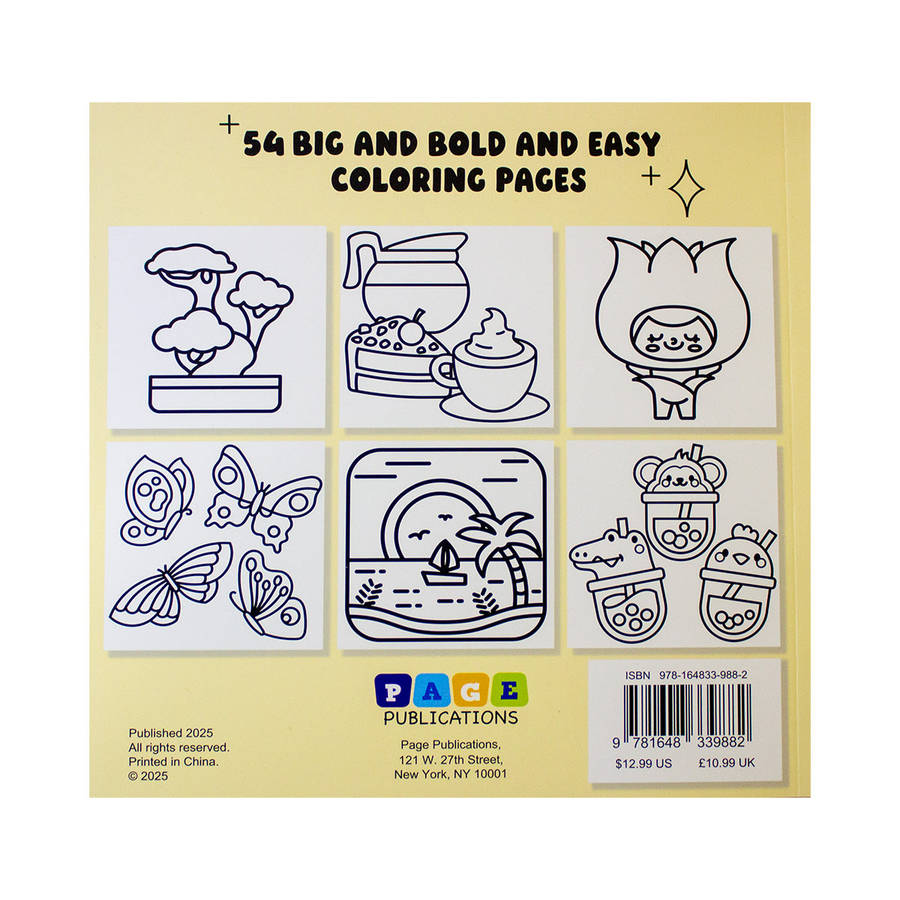 Green Thumb  : Bold and Easy Coloring Book