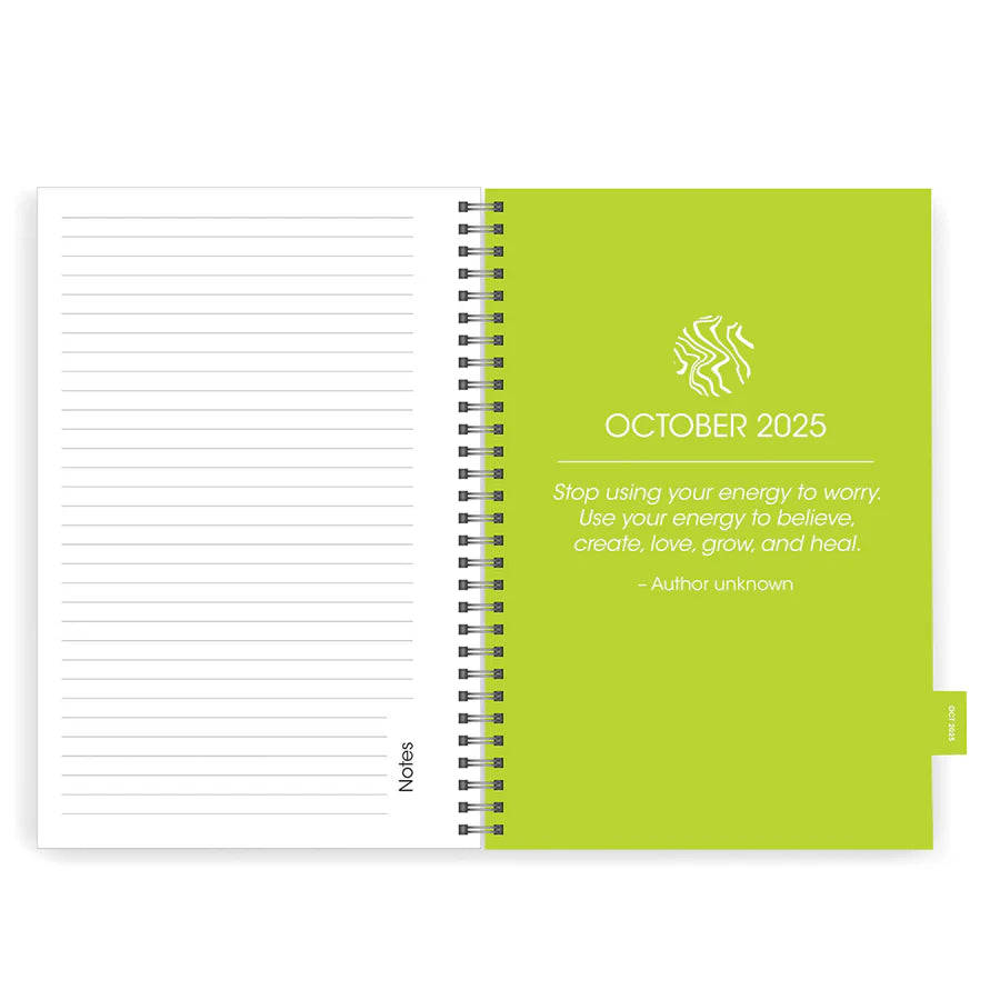 A5 Daily Planner 2025 Electric Marble