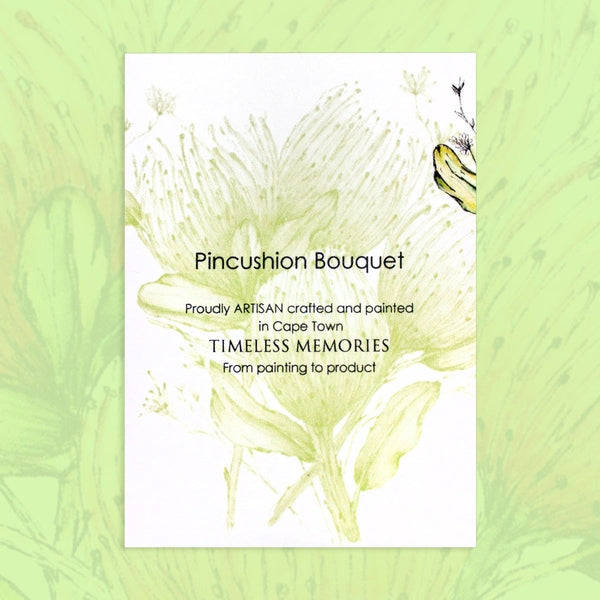 Pincushion Bouquet A7 Notebook