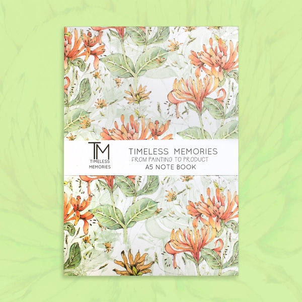 Honeysuckle Notebook Journal - A5