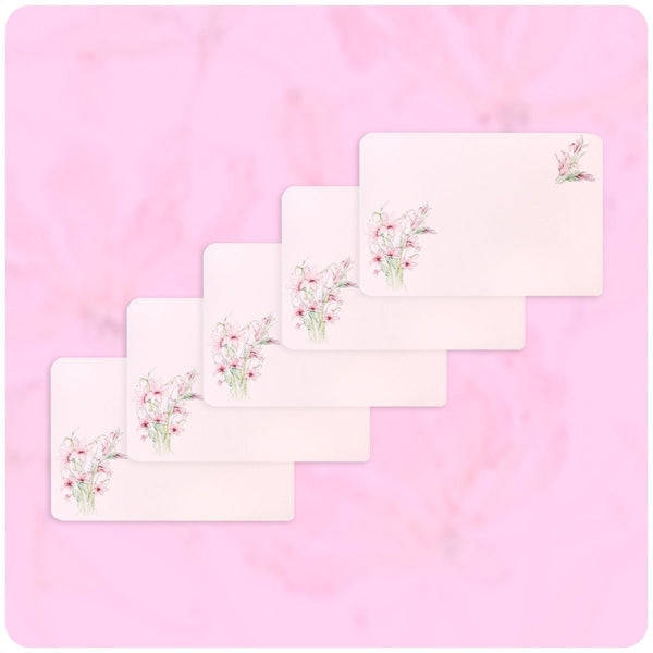 Cape Gladiolus Note Cards & Envelopes Pack