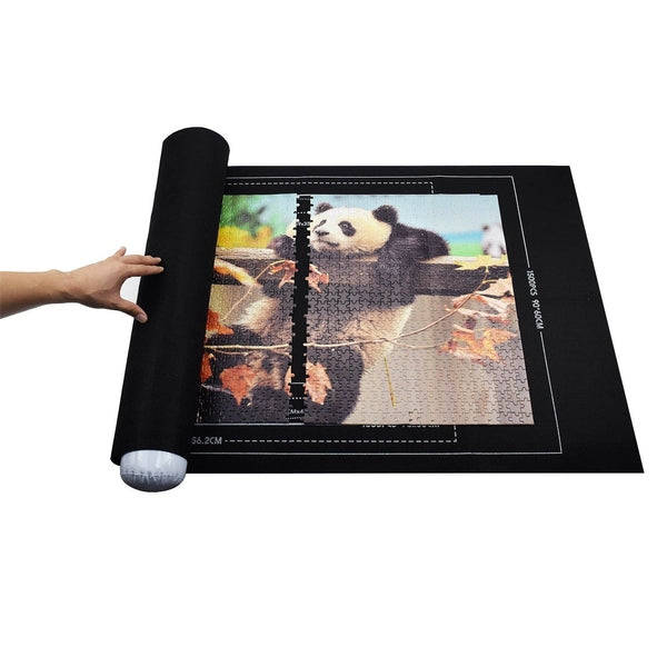 Roller Puzzle Mat Black
