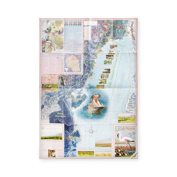 Tourist Map to Lake Manyara National Park, Tanzania